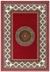 Covor traversă Shari cu design oriental rosu 60x110 cm