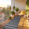 Covor traversa Toronto pentru interior si exterior albastru 67x230 cm - LunaHome.ro