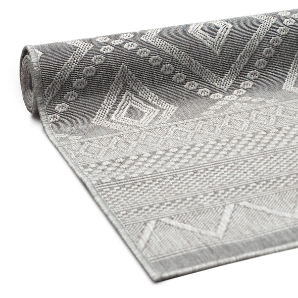 Covor traversa Toronto pentru interior si exterior gri 67x230 cm