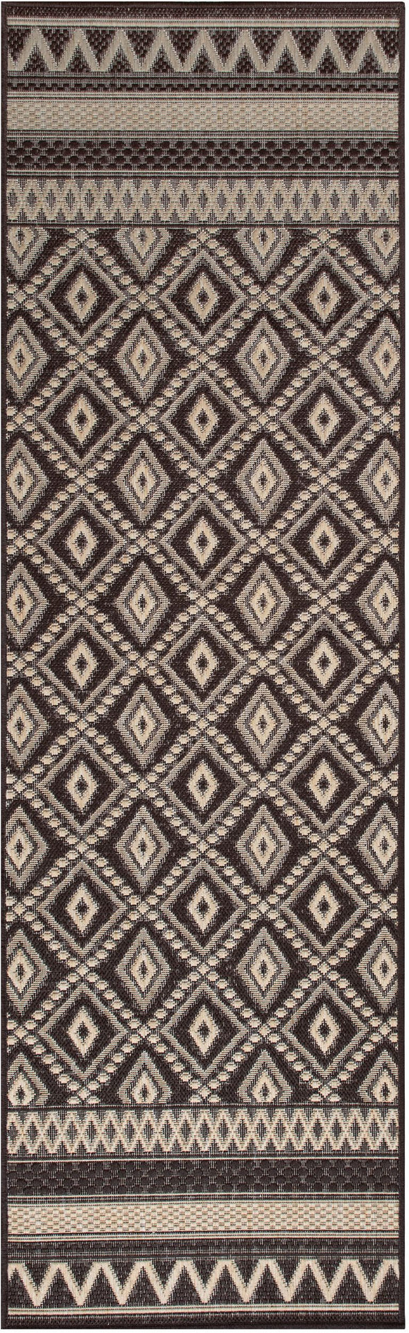 Covor traversa Toronto pentru interior si exterior maro 80x250 cm - LunaHome.ro