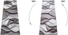 Covor traversa Tritom în nuanțe de gri cu model modern 80x300 cm - LunaHome.ro