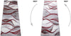 Covor traversa Tritom în nuanțe de gri cu roșu cu valuri 67x230 cm - LunaHome.ro
