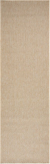 Covor traversa Venice cu tesatura plata, aspect de sisal, bej 80x250 cm