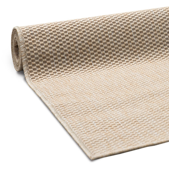 Covor traversa Venice cu tesatura plata, aspect de sisal, bej 80x250 cm