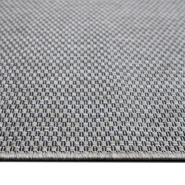 Covor traversa Venice cu tesatura plata, aspect de sisal, gri 80x250 cm - LunaHome.ro