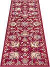 Covor traversa »Caracci« cu design oriental rosu, fire scurte, 80x240 cm