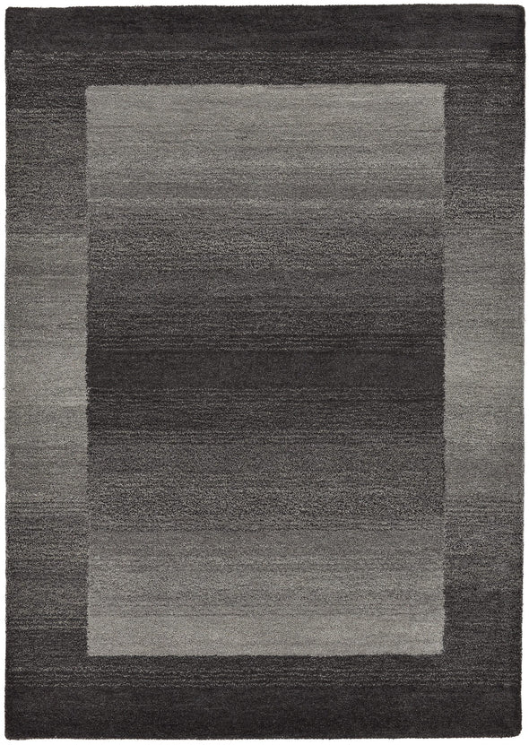 Covor traversa »Gabbeh Super« din lână pură gri 60x90 cm - LunaHome.ro