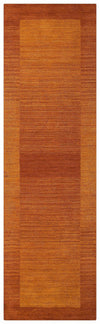 Covor traversa »Gabbeh Super« din lână pură ruginiu 70x240 cm - LunaHome.ro
