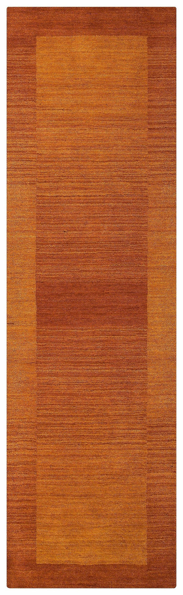 Covor traversa »Gabbeh Super« din lână pură ruginiu 70x240 cm - LunaHome.ro