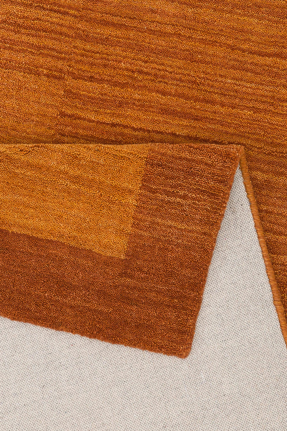 Covor traversa »Gabbeh Super« din lână pură ruginiu 70x240 cm - LunaHome.ro