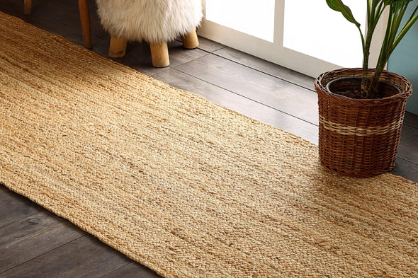 Covor traversa »Lola Collection« impletit din iuta naturala, 80x300 cm - LunaHome.ro