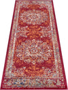 Covor traversa »Maderno« cu design oriental rosu, fire scurte 80x240 cm