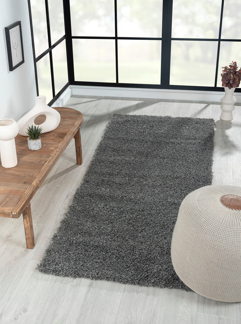 Covor traversa »My Shaggy« cu fire lungi, foarte pufos gri 80x200 cm - LunaHome.ro