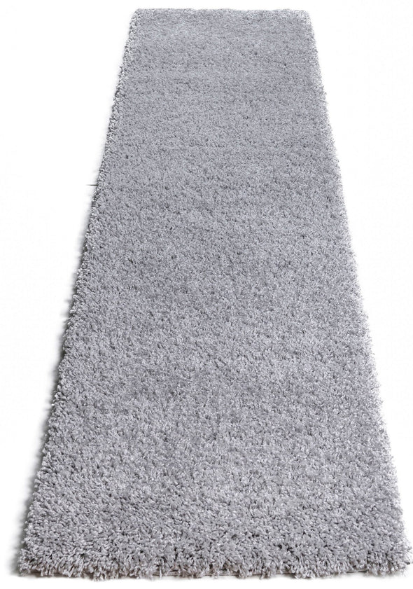 Covor traversa »Shaggy Soft« cu fir lung pufos, gri deschis, 80x250 cm - LunaHome.ro