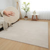 Covor traversa pufos Cali Light crem din microfibra 120x180 cm - LunaHome.ro