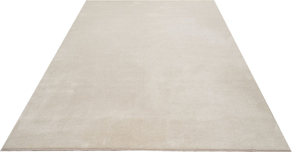 Covor traversa pufos Cali Light crem din microfibra 120x180 cm - LunaHome.ro
