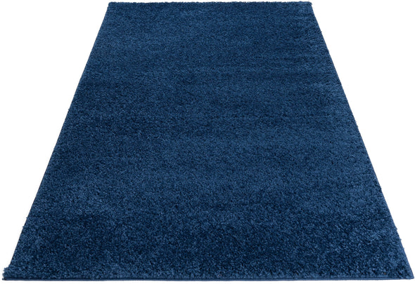 Covor traversa pufos »Shaggy 30« albastru, foarte moale 60x90 cm - LunaHome.ro