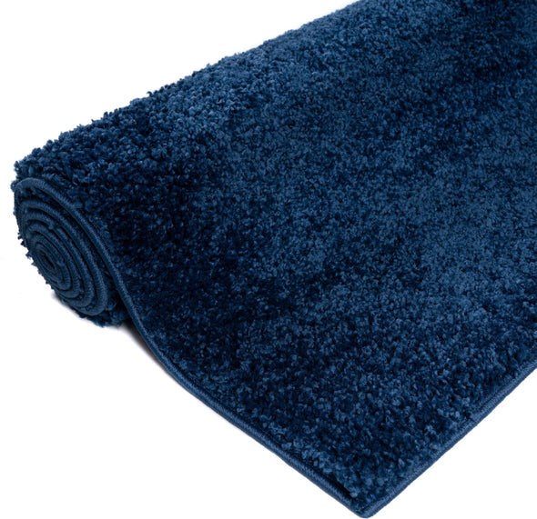 Covor traversa pufos »Shaggy 30« albastru, foarte moale 60x90 cm - LunaHome.ro