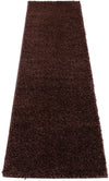 Covor traversa pufos »Shaggy 30« maro foarte moale 80x300 cm - LunaHome.ro