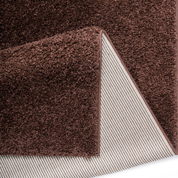 Covor traversa pufos »Shaggy 30« maro foarte moale 80x300 cm - LunaHome.ro