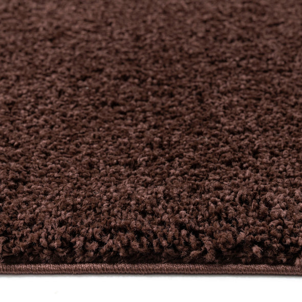 Covor traversa pufos »Shaggy 30« maro foarte moale 80x300 cm - LunaHome.ro