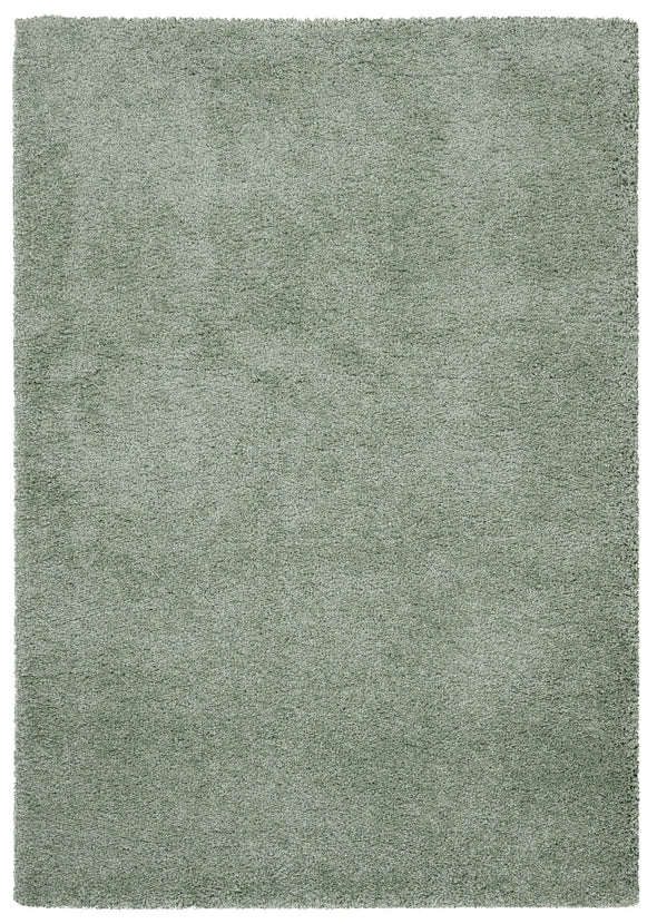 Covor traversa pufos lavabil Adrienne verde 80x150 cm - LunaHome.ro