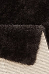 Covor traversă shaggy »Malin« negru foarte moale si pufos 90x250 cm - LunaHome.ro