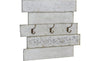 Cuier Emma din MDF gri pastel cu aspect vintage 66x55 cm - LunaHome.ro
