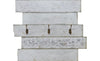 Cuier Emma din MDF gri pastel cu aspect vintage 66x55 cm - LunaHome.ro