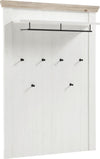 Cuier »Florence« alb rustic, design romantic, 107 cm latime - LunaHome.ro