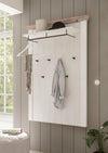 Cuier »Florence« alb rustic, design romantic, 107 cm latime - LunaHome.ro