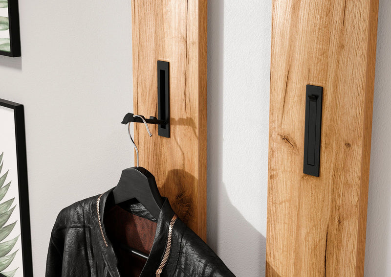 Cuier de perete Ameca minimalist culoare stejar 15 cm lățime - LunaHome.ro