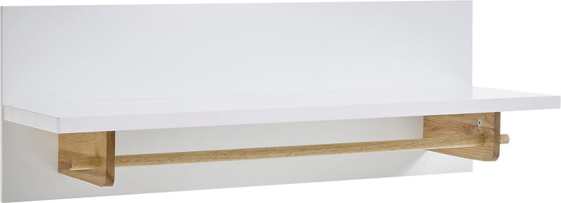 Cuier de perete Cervo alb pentru umerase 97 cm lățime - LunaHome.ro
