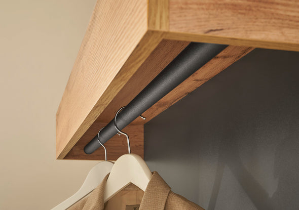 Cuier de perete City Giron cu design modern gri 100 cm lățime - LunaHome.ro