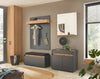 Cuier de perete City Giron cu design modern gri 100 cm lățime - LunaHome.ro