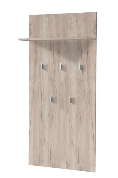 Cuier de perete Como cu aspect de lemn 5 carlige 67 cm - LunaHome.ro