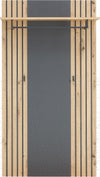 Cuier de perete Lagos cu design in 2 culori cu dungi 80 cm