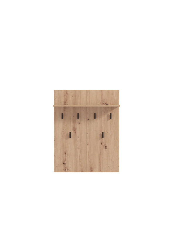 Cuier de perete Landes cu suport palarii si 6 carlige 66 cm