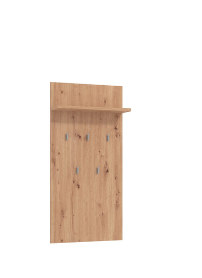 Cuier de perete Lanzarote cu 5 cârlige si poliță 67 cm - LunaHome.ro