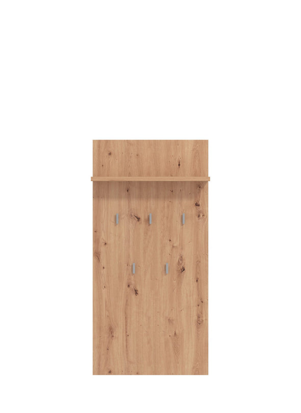 Cuier de perete Lanzarote cu 5 cârlige si poliță 67 cm - LunaHome.ro