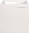 Cutie de depozitare alba Berlin cu manere 34x34x34 cm - LunaHome.ro