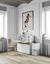 Cutie de depozitare alba Berlin cu manere 34x34x34 cm - LunaHome.ro
