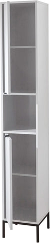 Dula inalt de baie Lucera cu design modern alb 32 cm - LunaHome.ro