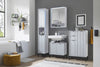 Dula inalt de baie Lucera cu design modern alb 32 cm - LunaHome.ro