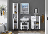 Dula inalt de baie Lucera cu design modern alb 32 cm - LunaHome.ro