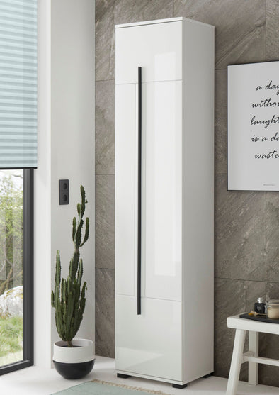 Dulap Cantara alb cu design modern cu o usa 45 cm - LunaHome.ro