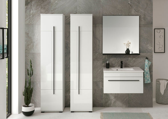 Dulap Cantara alb cu design modern cu o usa 45 cm - LunaHome.ro