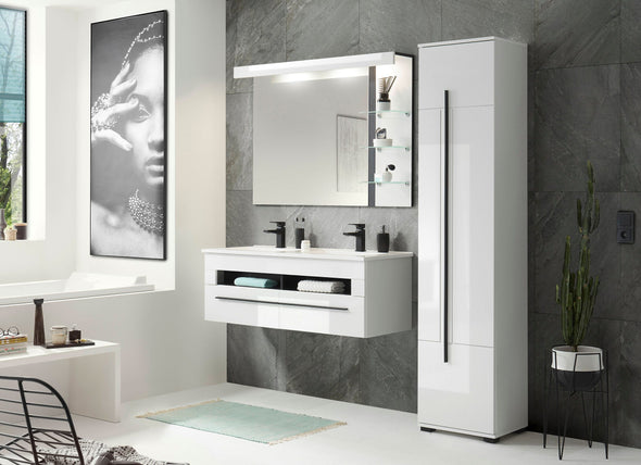 Dulap Cantara alb cu design modern cu o usa 45 cm - LunaHome.ro