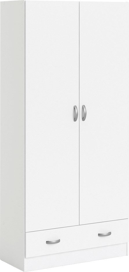 Dulap Home Affaire cu 2 uși alb, 73,6 cm lățime - LunaHome.ro