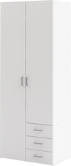 Dulap Inosign alb cu 2 usi si 3 sertare 78 cm lățime - LunaHome.ro